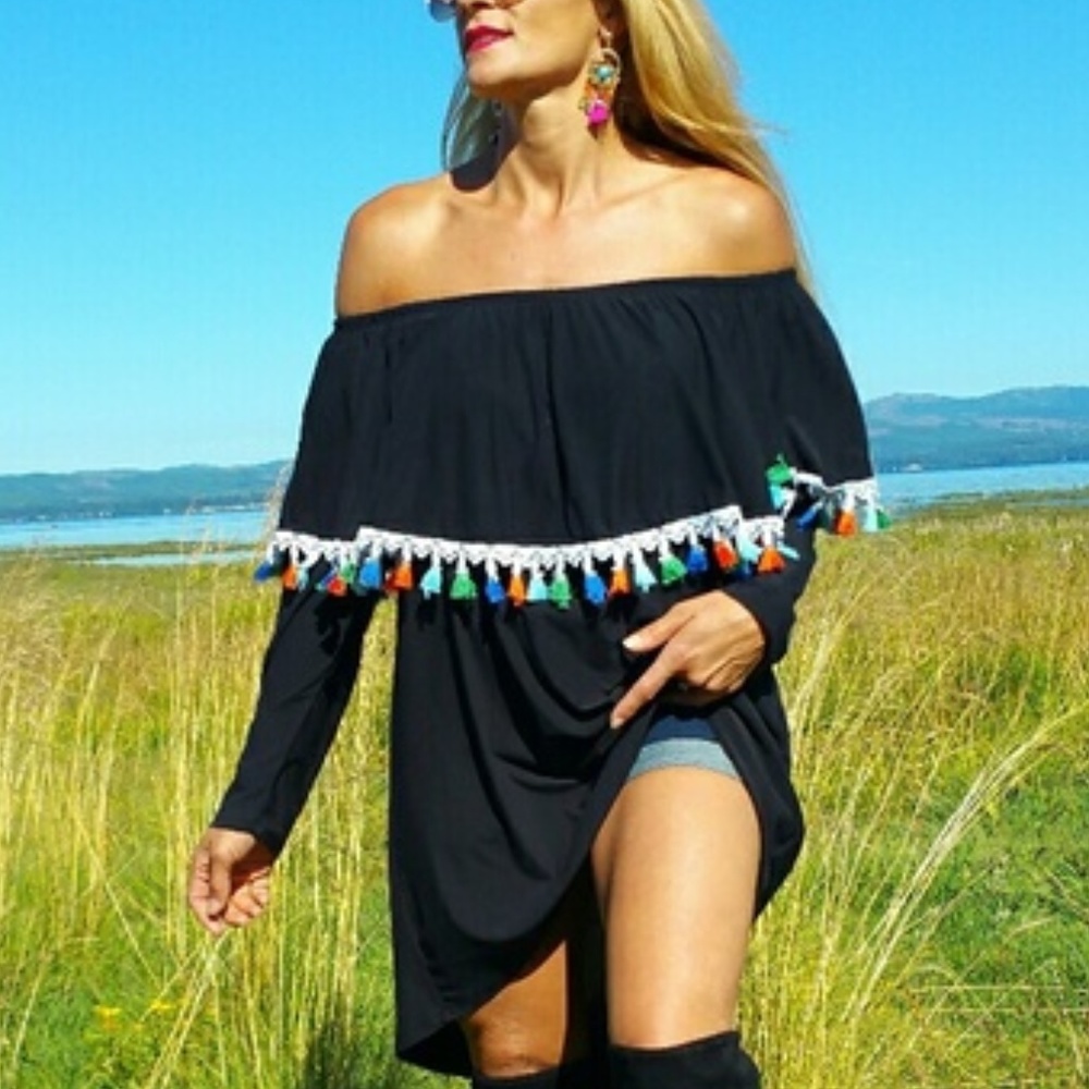 PLAYFUL TUNIC TOP - Picture 2 of 4